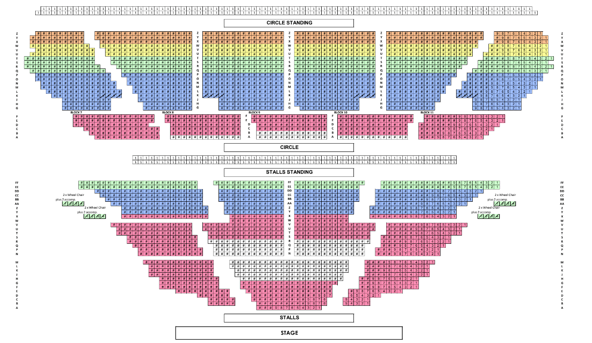 Apollo Seating Chart London