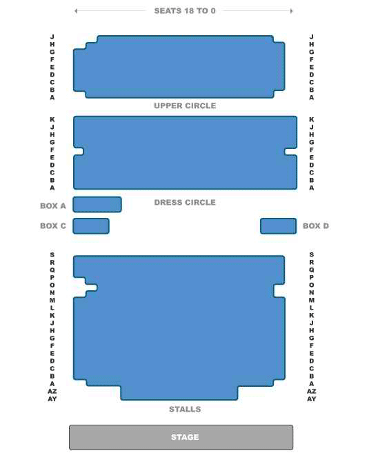 Ambassador Theatre Seating Chart