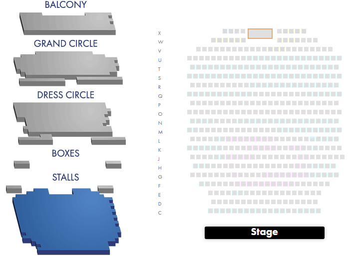 Novello Theatre Seating Chart