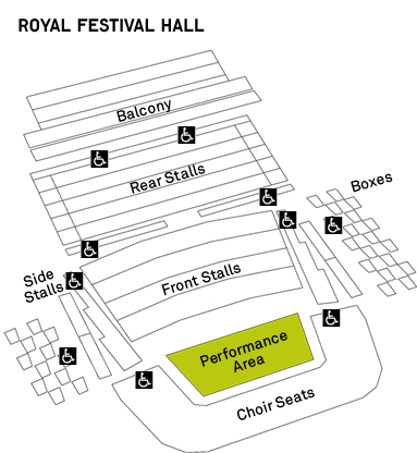 Royal Festival Hall Seating Plan