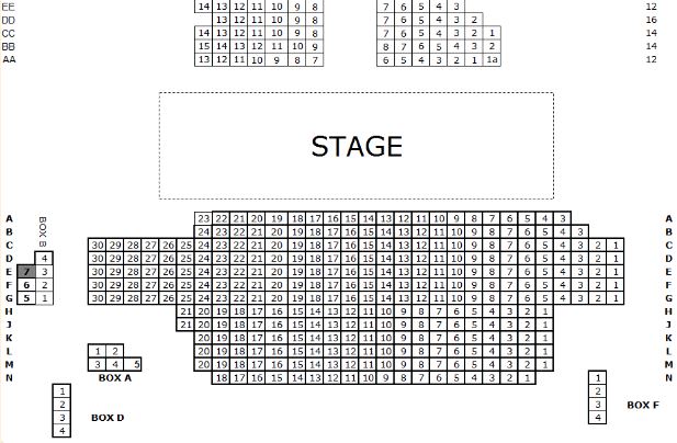 Trafalgar Studios 2 Seating Plan