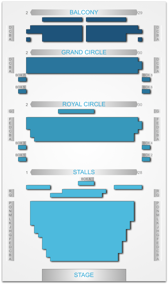 Wyndhams Theatre Seating Plan London Theatre Tickets Wyndhams Theatre Seating Plan London Theatre Tickets